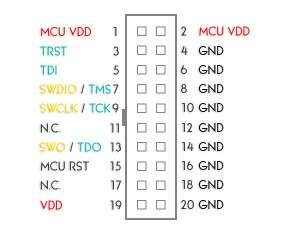 ARM 20-pin connector